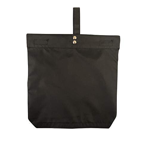 Inspired Comforts Urine Catheter Bag Cover with Snap on Pipe Cover & Hanging Strap | Easy Access | Secure & Discreet | Men & Women | 2000ml | Black - Image 3