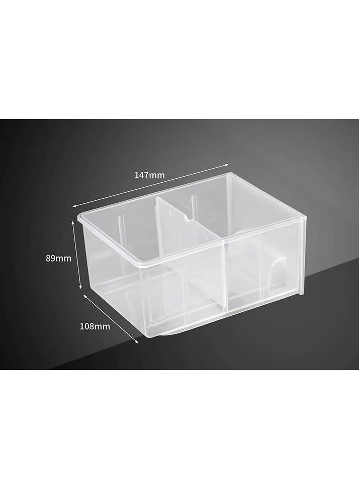 Tool Box with 12 Compartment Drawer Parts Storage Organizer Carry Case Cabinet Home Workshop Garage Tool Box Nail Screw DIY Craft Hobby  - Image 5