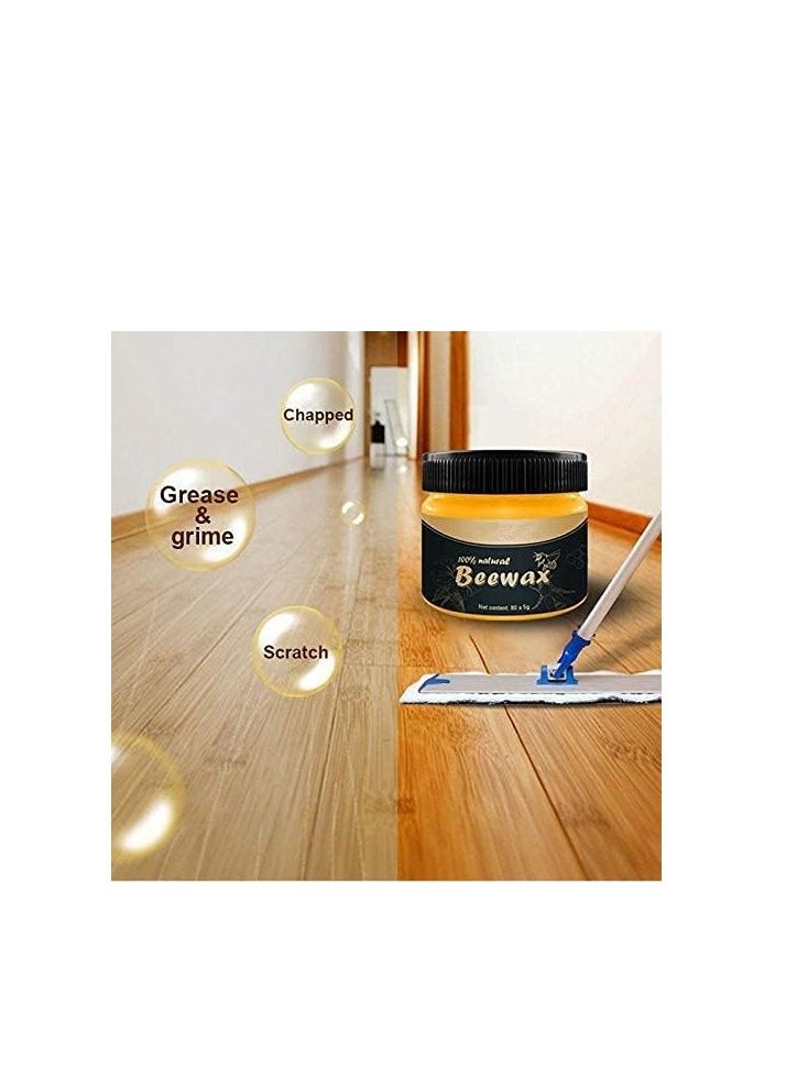 Traditional wood furniture cleaner with beeswax