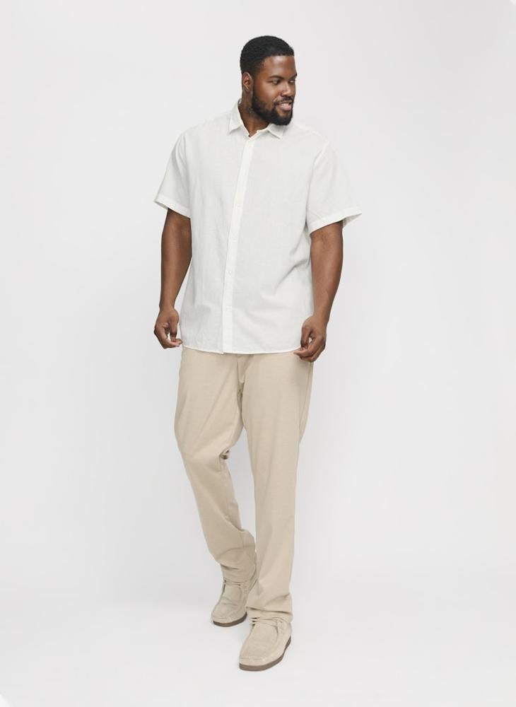 JACK & JONES Plus Size Regular Fit Half Sleeve Shirt - Image 4