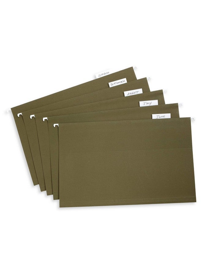 بلو سوميت سابلايز مجلدات ملفات معلقة من بلو ساميت سابلايز، قطع 1/5، علامات تبويب قابلة للتعديل، مقاس قانوني، 5 مواقع علامات تبويب، مصممة لتنظيم ملفات المكاتب القانونية والقانونية، لون أخضر قياسي، عبوة من 50 قطعة، مقاس قانوني - Image 4
