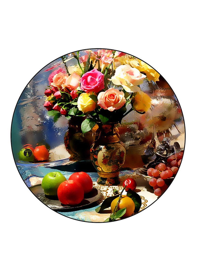 RKN Vintage Art Printed Mouse Pad  Multicolour