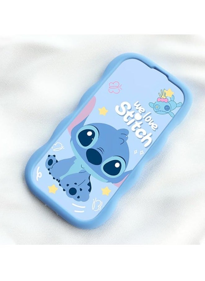 STITCH - STITCH  iPhone 12 Pro Max Case,Stitch 3D Cute Cartoon Women Girls Kids Soft Silicone Protective Phone Cover Case for iPhone 12 Pro Max 6.7 inch Blue - Image 1