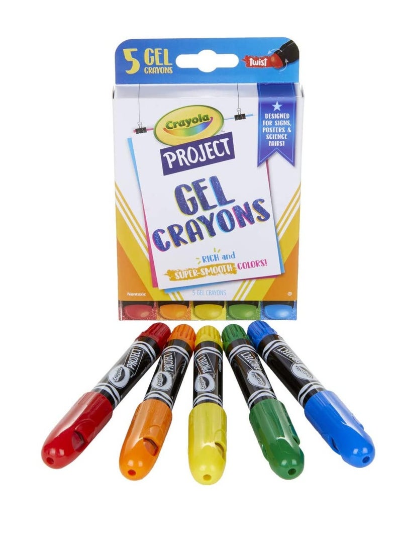 Crayola Crayola Project Gel Crayons 5ct - Image 2