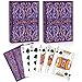 Wkchxd Playing Cards 2 Pack Deck of Cards Standard Playing Cards for Adult Premium Poker Card Set Deck of Playing Card for BlackjackEuchreCanastaFamily Game NightParty Games Purple - Image 2