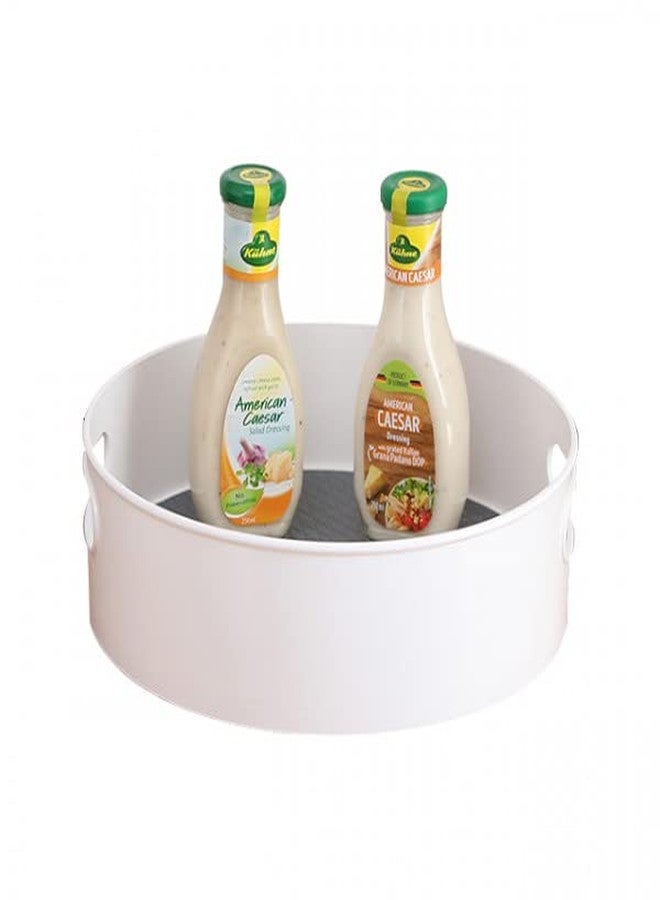 Avinya 360° Rotating Kitchen Organizer Tray Lazy Susan Rack Multi-Purpose Kitchen Storage Revolving Tray Cosmetic Organizer Rotating Tray Lazy Susan for Kitchen Cabinet Spice Rack - Image 4