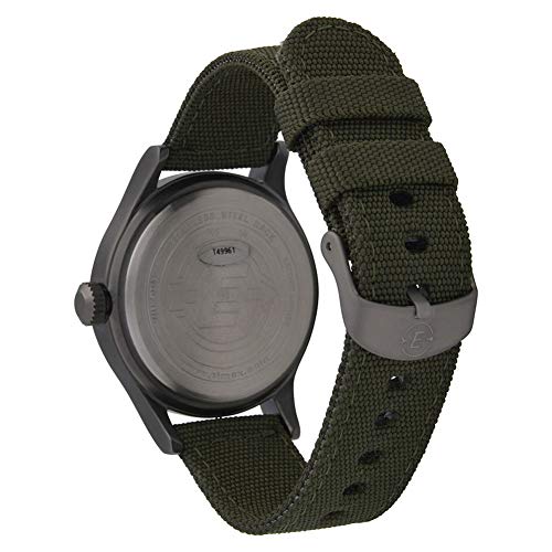 Timex Expedition Scout Black Dial Green Nylon Strap Gents Watch T49961 - Image 3