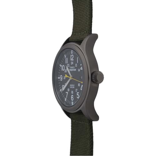 Timex Expedition Scout Black Dial Green Nylon Strap Gents Watch T49961 - Image 4