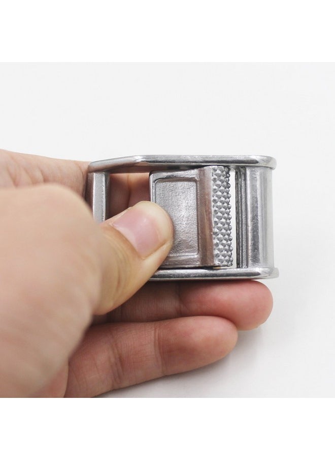 YYST Stainless Steel 316 Cam Flap Buckles Press Cam Buckles Tie Down Buckle For 1" 25Mm Webbing Strap (2/ Pk) No Webbing  - Image 2