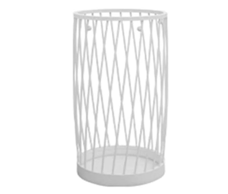 INDIDECOR INDIDECOR 56109 Umbrella Rack Stand Umbrella HolderUmbrella Stands Umbrella Stand Wrought Iron Creative Multifunctional Storage Bucket Household Hotel Umbrella Bucket White  - Image 2