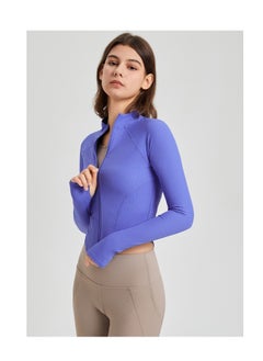 KUYING Shaping Yoga Suit Women's Casual Coat Long Sleeve Zipper Running Skincare Sports Fitness Top  - Image 2