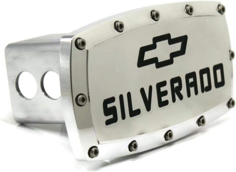 Chevrolet Silverado Billet Aluminum Tow Hitch Cover - Image 1