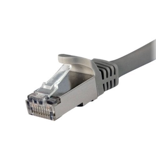 StarTech.com 7 ft CAT6a Ethernet Cable - 10 Gigabit Shielded Snagless RJ45 100W PoE Patch Cord - 10GbE STP Category 6a Network Cable - Gray Fluke Tested UL/TIA Certified (C6ASPAT7GR) - Image 2