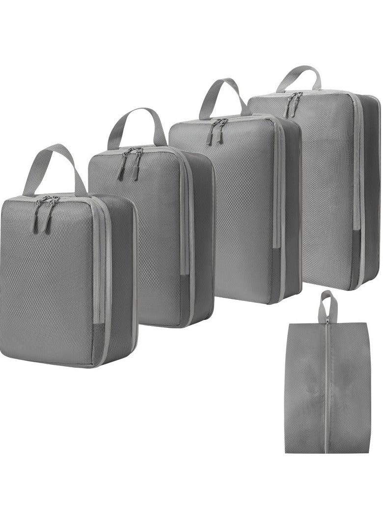 Compression Storage Bag Travel Essentials 5 Sets Expandable Travel Bag Organizer Bags  - Image 1