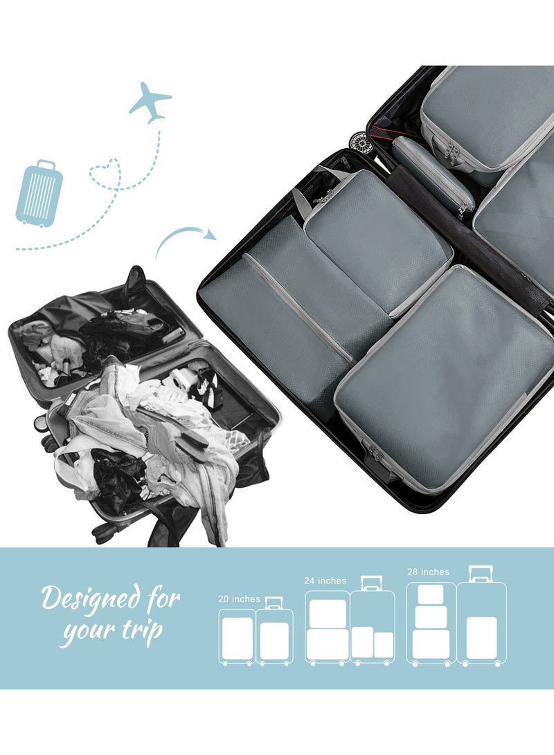 Compression Storage Bag Travel Essentials 5 Sets Expandable Travel Bag Organizer Bags  - Image 2