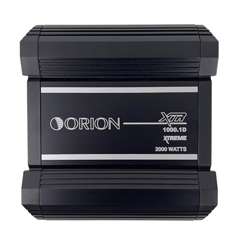Orion XTR Series XTR1000.1D High Power Monoblock Class D Car Amplifier - 1000W RMS, 1-Ohm Stable, Low-Pass Crossover, Bass Boost Control, MOSFET Power Supply, Bass Knob Included, Made in Korea - Image 2