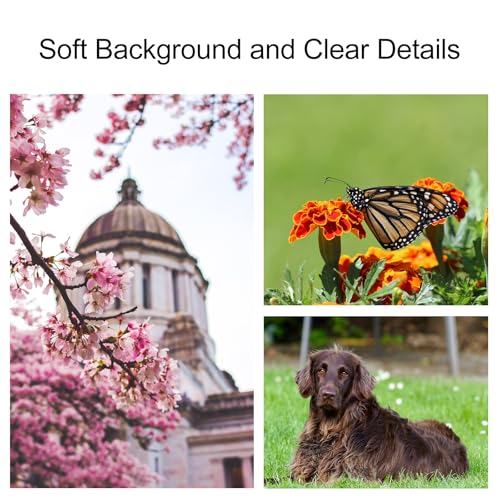 Veedzoens 65MM Telephoto Lens for iPhone Android Smartphones, with 17mm Thread Universal Phone Lens Clip and Portable Bag, Compatible with SmallRig and NEEWER Phone Cage - Image 2