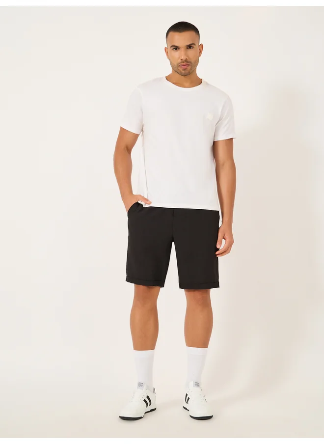 تايك تو Take Two Men Solid Drawstring Waist Shorts