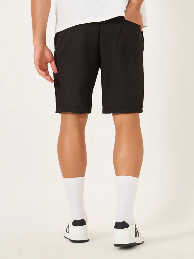 Take Two Take Two Men Solid Drawstring Waist Shorts