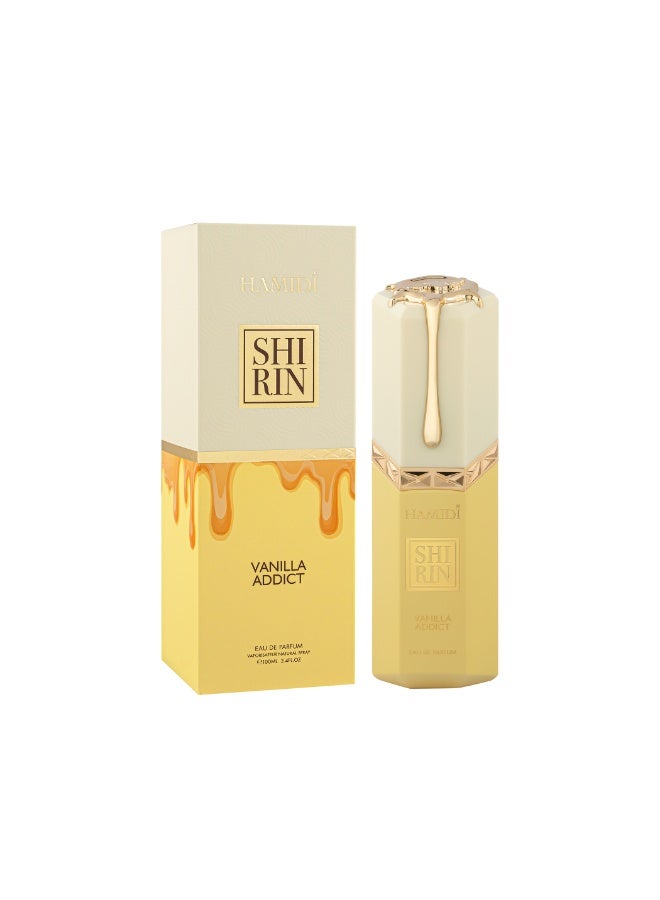 Hamidi Shirin Vanilla Addict Eau De Parfum 100ml | Luxury Long Lasting Unisex Perfume | Vanilla Orchid, Brown Sugar & Amber | Sweet Floral Woody Fragrance for Men & Women | Perfume Spray - Image 3