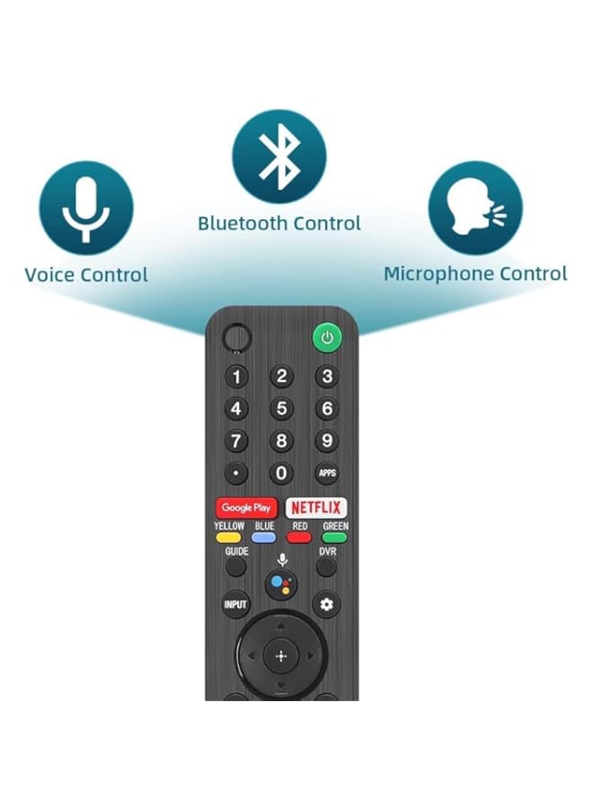 HuHa RMF-TX500U Universal Voice Remote Controller and Sony Smart TV Bluetooth Remote,for Sony Android 4K Ultra HD LED Internet KD XBR Series UHD LED 43 48 49 55 65 75 85 77 85 98 inches TV  - Image 2