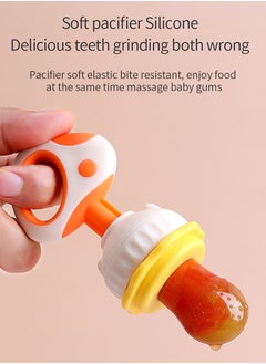 bbet bbet Baby Juice-filled Teethers set of 2pcs, Fill w/Breastmilk, Purees, Smoothies, Juice, Medical Grade Materials, Soothie Pacifier, Baby Fruit Feeder, Teething Toys for Teething Relief  - Image 2
