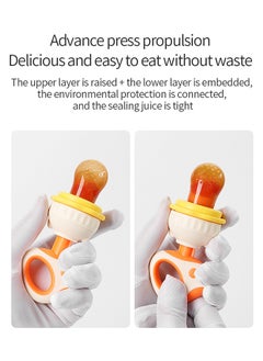 bbet bbet Baby Juice-filled Teethers set of 2pcs, Fill w/Breastmilk, Purees, Smoothies, Juice, Medical Grade Materials, Soothie Pacifier, Baby Fruit Feeder, Teething Toys for Teething Relief  - Image 4