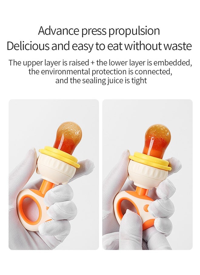 bbet bbet Baby Juice-filled Teethers set of 2pcs, Fill w/Breastmilk, Purees, Smoothies, Juice, Medical Grade Materials, Soothie Pacifier, Baby Fruit Feeder, Teething Toys for Teething Relief  - Image 4