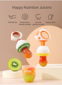 bbet bbet Baby Juice-filled Teethers set of 2pcs, Fill w/Breastmilk, Purees, Smoothies, Juice, Medical Grade Materials, Soothie Pacifier, Baby Fruit Feeder, Teething Toys for Teething Relief  - Image 1