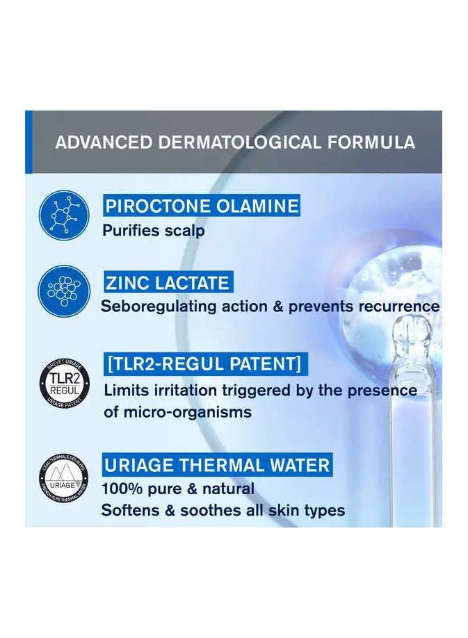 Uriage DS Hair Anti-Dandruff Shampoo 200ML - Image 3