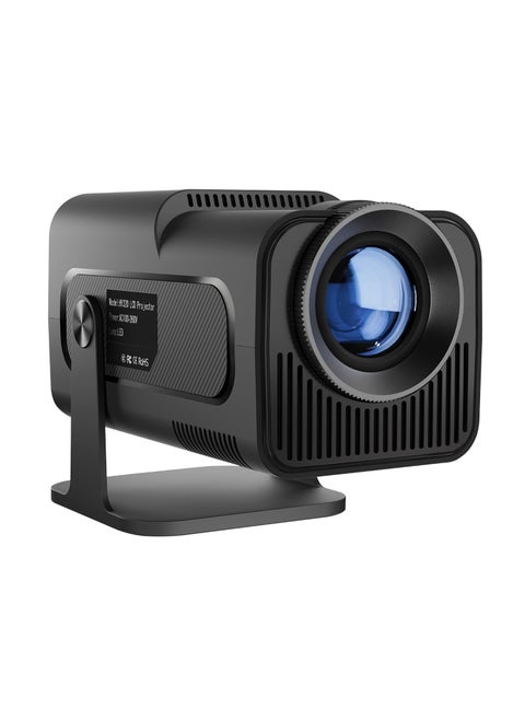 HY320 Mini Portable Auto Keystone Projector, 4K FHD 1080P Smart Projector Support 10000 Lumens with WiFi 6, BT 5.0, 180 Degree Rotation, Built-in Android 11.0 EU PLUG