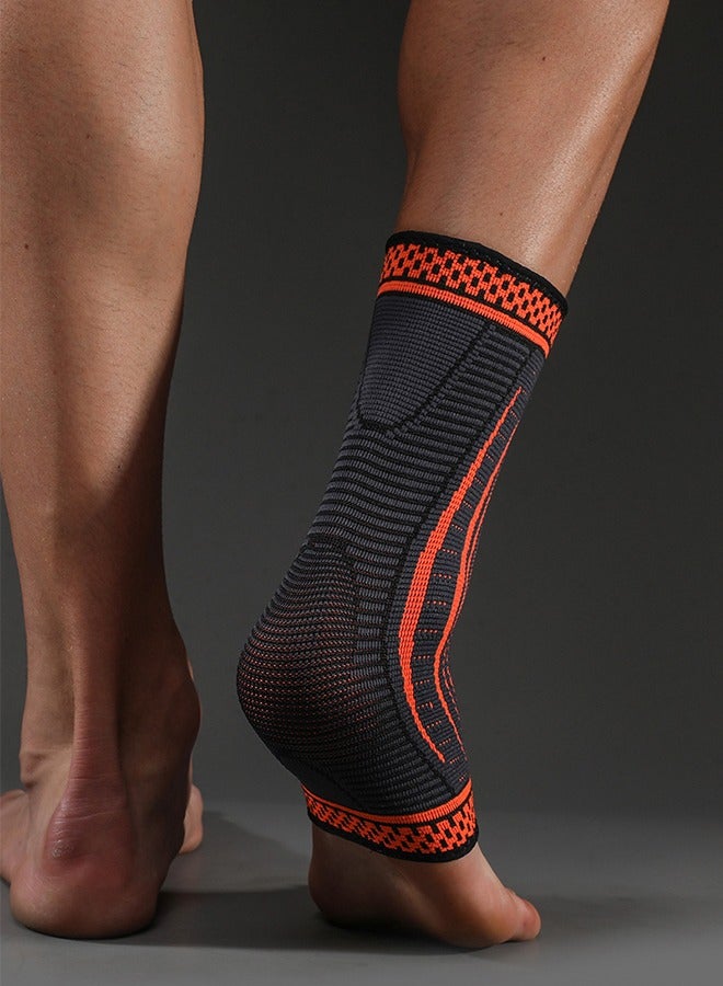 جينجبا سابورت دعامة كاحل رياضية من JINGBA للرجال والنساء للجري في الهواء الطلق وتسلق الجبال وركوب الدراجات وكرة القدم واللياقة البدنية وحماية كرة السلة ومعدات الحماية ودعم الكاحل الضاغط والالتواءات والإجهادات والتهاب وتر العرقوب والتهاب اللفافة الأخمصية والتعافي وكرة السلة وكرة القدم والاستخدام اليومي (XL) - Image 2