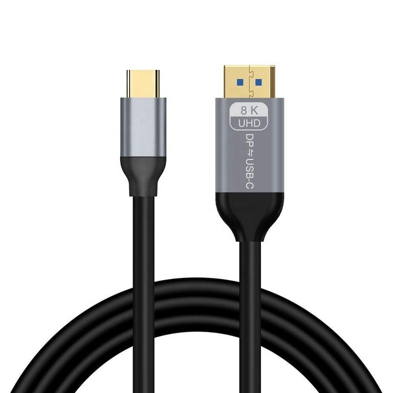 Tobo 8K Bi-Directional USB C To DisplayPort Cable 1.8m [ 8K@60Hz, 4K@144Hz ] DP 1.4 To USB4 Type C Adapter For Thunderbolt 3/4 M-Book Pro Air M4 Phone 16 15 Pro Pad XPS 13/15 S25 Ultra G8 G9 TD-1519CC - Image 1