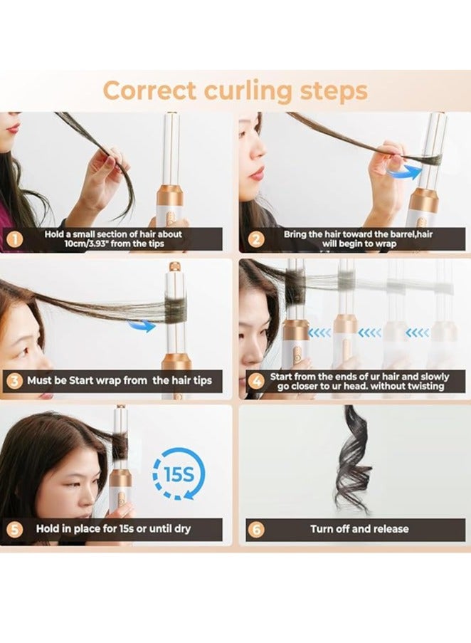 مجفف شعر 7 في 1 مصفف شعر ، فرشاة هواء ساخن 110000 دورة في الدقيقة 1400 واط مجفف شعر عالي السرعة مع مجفف شعر الناشر فرشاة تصفيف الشعر ، فرشاة تجفيف بيضاوية عصا تجعيد الهواء ، مرفق مكثف ، مجفف مكواة سريع - Image 4