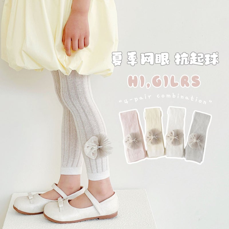 Children'S Leggings Summer Thin Baby Pantyhose Class A Outer Wear Anti-Mosquito Socks Girls' Pantyhose Without Feet - Image 4
