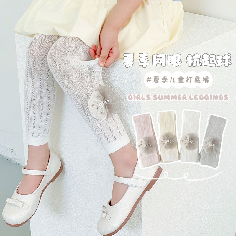 Children'S Leggings Summer Thin Baby Pantyhose Class A Outer Wear Anti-Mosquito Socks Girls' Pantyhose Without Feet - Image 2