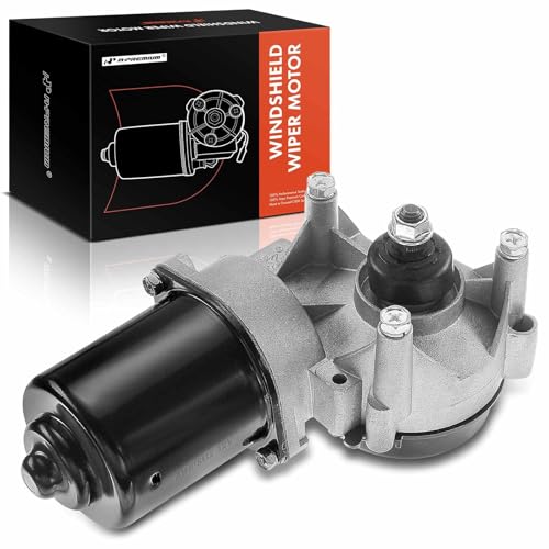 A-Premium Front Windshield Wiper Motor Compatible with Ford, Lincoln & Mercury Models - F-150, Explorer, Escape, Focus, Mustang, Taurus, Taurus X, Expedition, Flex, MKS, Navigator & More, 4+8 Pin - Image 1