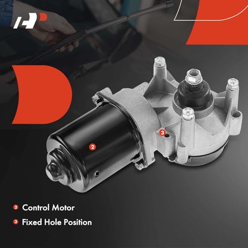 A-Premium Front Windshield Wiper Motor Compatible with Ford, Lincoln & Mercury Models - F-150, Explorer, Escape, Focus, Mustang, Taurus, Taurus X, Expedition, Flex, MKS, Navigator & More, 4+8 Pin - Image 4