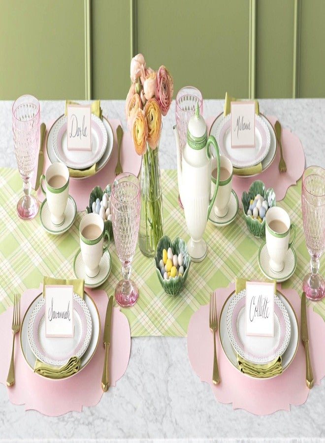 Hester & Cook Pink Paper Placemats for Dining Table - Disposable Paper Placemats for Parties or Weddings - 12 Sheets Per Pad Made in USA - Image 4