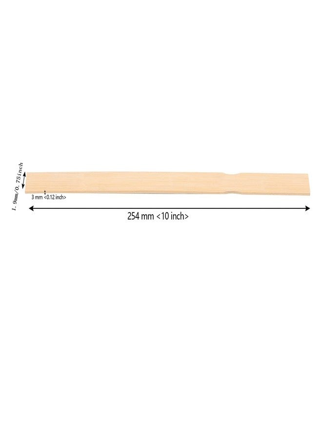 ZOENHOU 200 PCS 10 Inch Paint Sticks, Premium Wooden Paint Stir Waxing Sticks for Crafts Crafting Resin Craft Wood Crafts Paddle Hobby Projects Garden Marker - Image 2