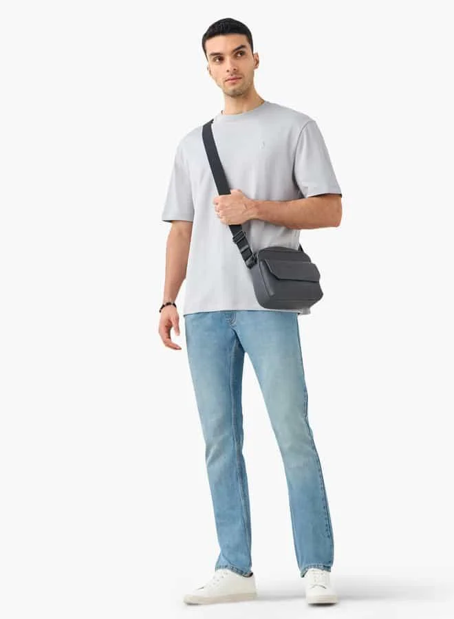 Emperor Emperor Logo Print Round Neck T-shirt with Short Sleeves