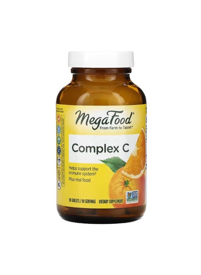MegaFood Complex C 90 Tablets  - Image 1