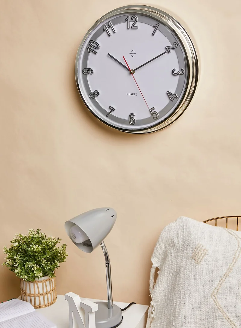 Premier Chrome Wall Clock
