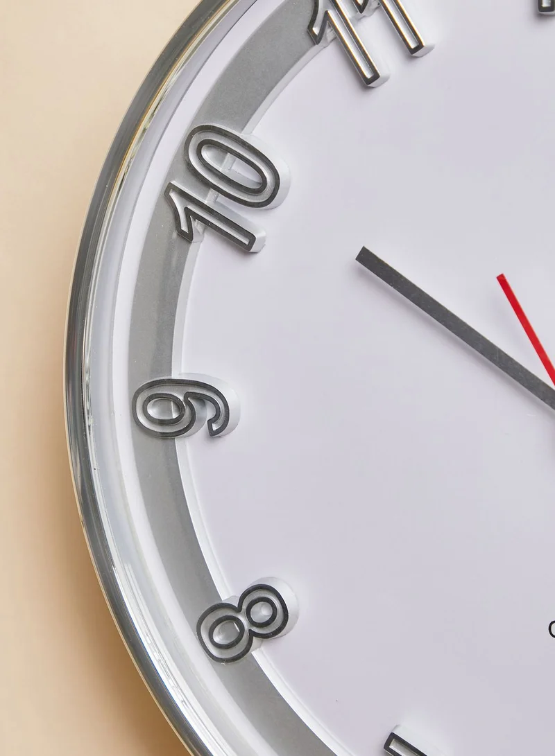 Premier Chrome Wall Clock