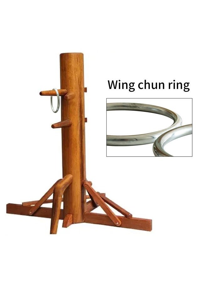 Tongcamo Wing Chun Ring Stainless Steel Kung Fu Rings Strength Martial Arts Training Equipment - Image 4