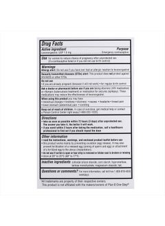 Ohm My Choice Emergency Contraceptive 1 Tablet  - Image 3
