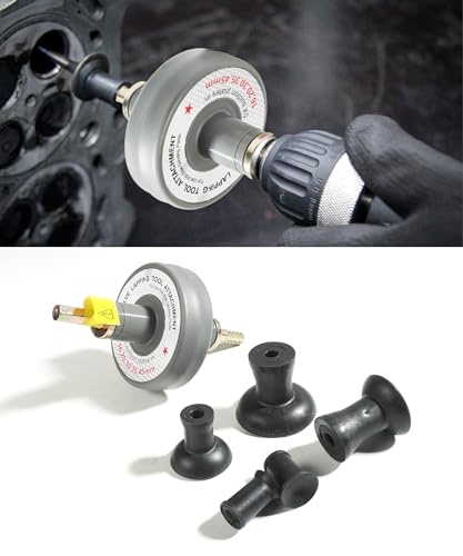 bylikeho Valve Lapping Tool,Valve Lapping Kit,Car Accessories Valve Grinding Tool Valve Lapping Attachment Tool with 5 Suction Plates,Labor Saving Small Engine Valve Lapper Kit for Automotive - Image 4