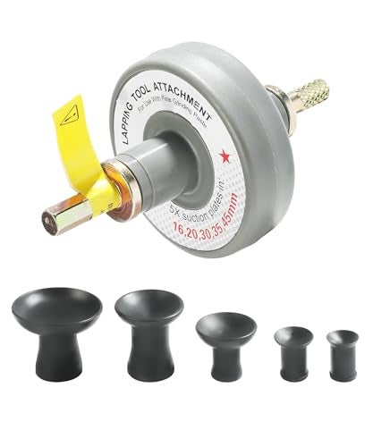 bylikeho Valve Lapping Tool,Valve Lapping Kit,Car Accessories Valve Grinding Tool Valve Lapping Attachment Tool with 5 Suction Plates,Labor Saving Small Engine Valve Lapper Kit for Automotive - Image 3