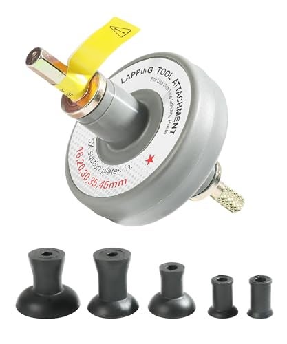 bylikeho Valve Lapping Tool,Valve Lapping Kit,Car Accessories Valve Grinding Tool Valve Lapping Attachment Tool with 5 Suction Plates,Labor Saving Small Engine Valve Lapper Kit for Automotive - Image 1