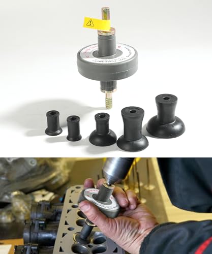 bylikeho Valve Lapping Tool,Valve Lapping Kit,Car Accessories Valve Grinding Tool Valve Lapping Attachment Tool with 5 Suction Plates,Labor Saving Small Engine Valve Lapper Kit for Automotive - Image 5